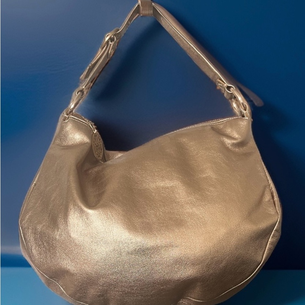 ❤️❤️❤️💕Coach Allie Leather Gold Shoulder Bag❤️❤️♥️💕 - Picture 3 of 16
